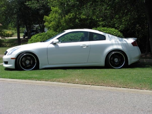 2007 Infiniti G35 with 19x10 AME Circlar Spec R wheels