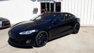 2013 Tesla Model S with ADV.1 wheels