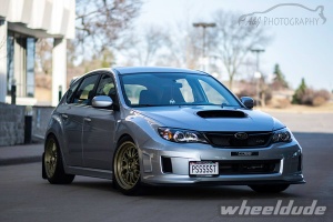 2014 Subaru Impreza WRX with 18x9.5 Rota MXR wheels