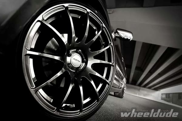 2007 Subaru Outback with 18x9.5 Rota PWR wheels