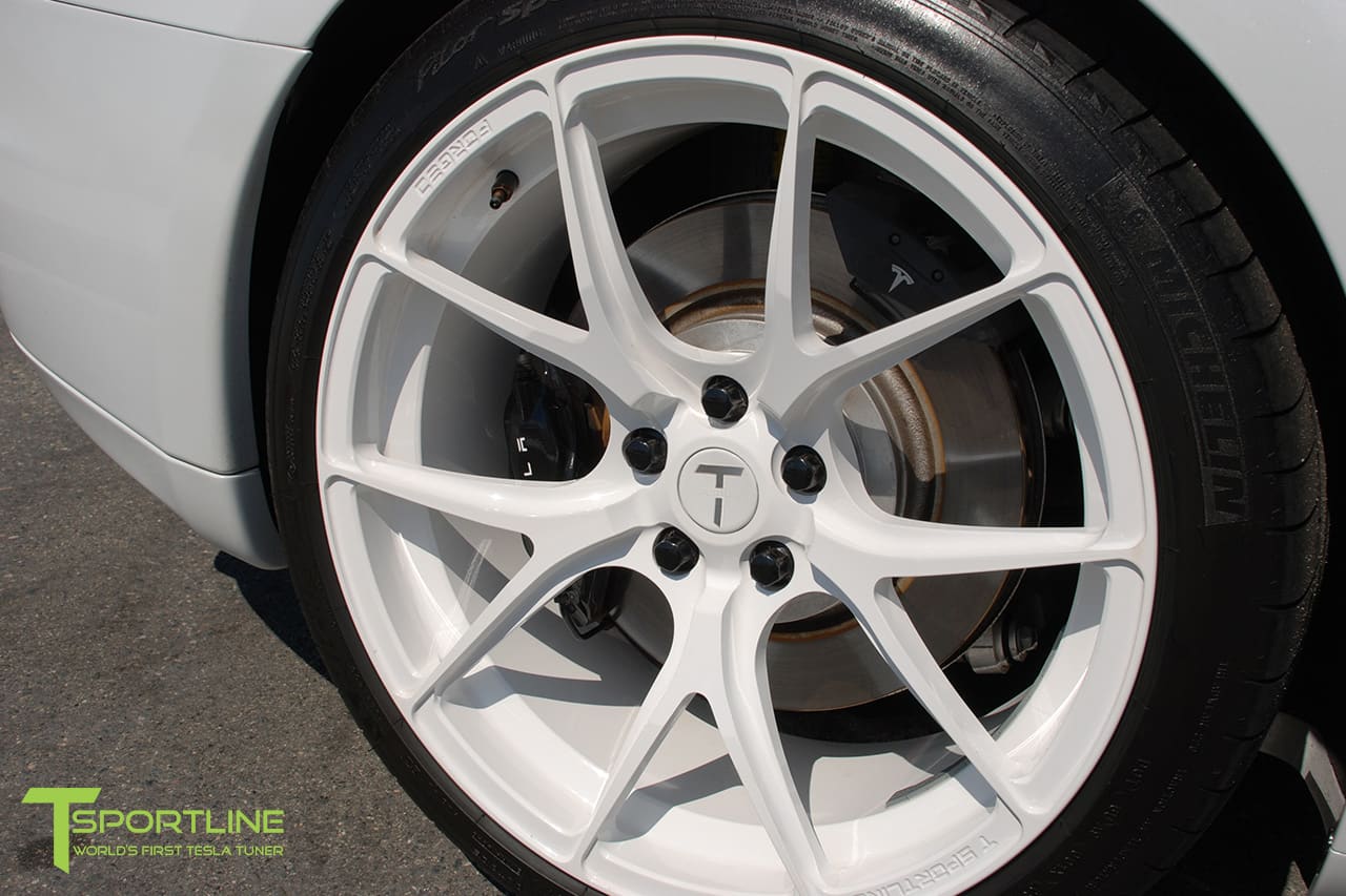 2015 Tesla Model S with 21x9 TS 115 wheels