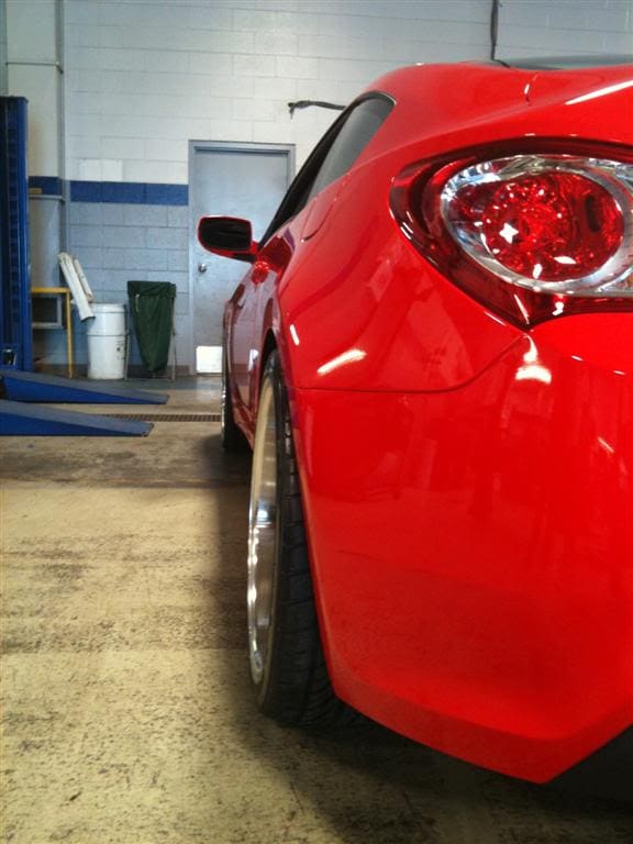 2010 Hyundai Genesis Coupe with 20x9 Venaci Mesh wheels