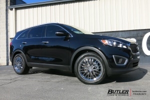 2016 Kia Sorento with TSW Snetterton wheels