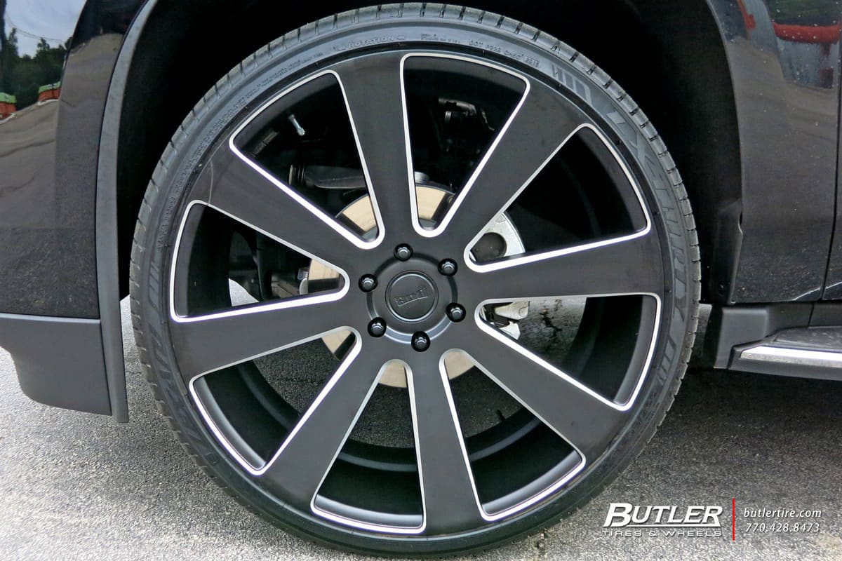 2015 Cadillac Escalade with DUB 8-Ball wheels