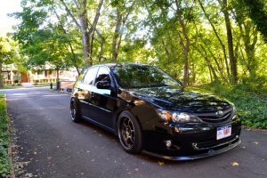 2011 Subaru Impreza WRX with 18x9.5 Rota Boost 2 wheels