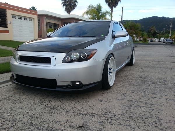 2010 Scion tC with 18x9.5 Rota MXR wheels
