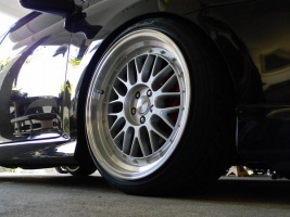 2010 Scion tC with 18x9.5 Linea Corse LeMan wheels