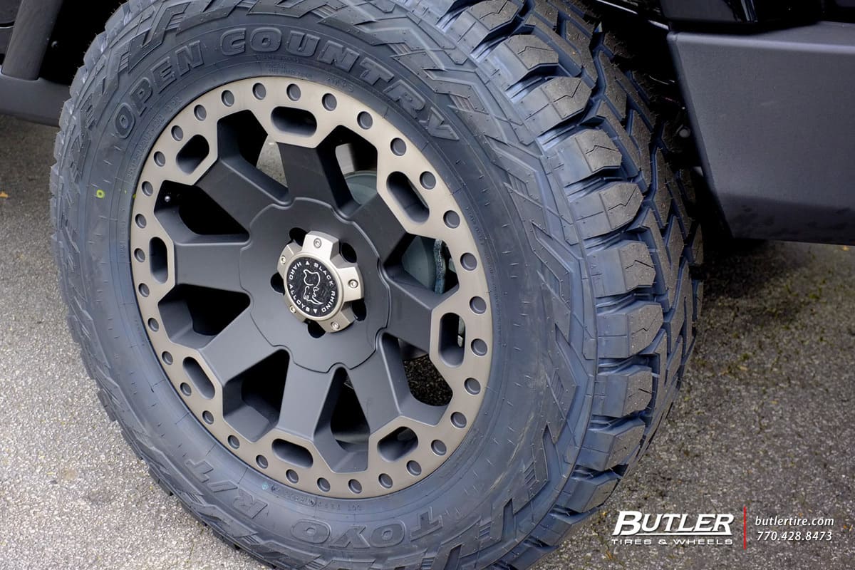 2013 Jeep Wrangler with Black Rhino Warlord wheels