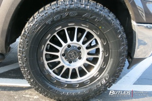 2013 RAM 1500 with Black Rhino Taupo wheels