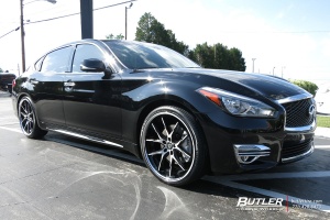 2015 Infiniti Q70 with Lexani R-twelve wheels