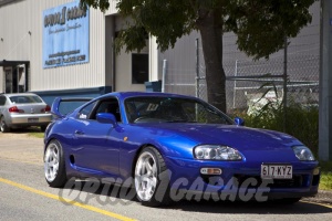 1998 Toyota Supra with 18x9.5 Rota GTR-D wheels