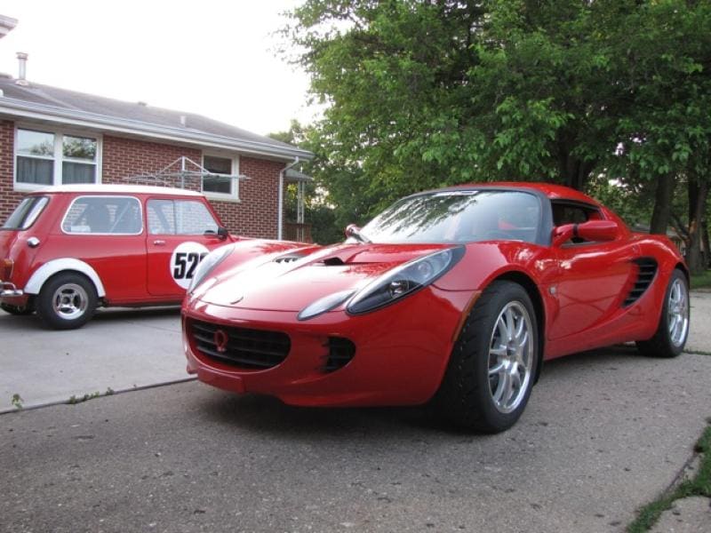 2007 Lotus Elise with 16x7 Rota Torque wheels