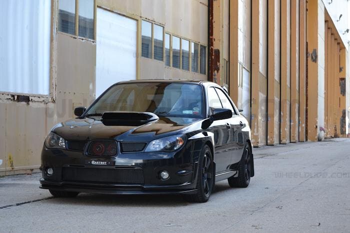 2007 Subaru Impreza WRX with 18x9.5 Rota Grid wheels