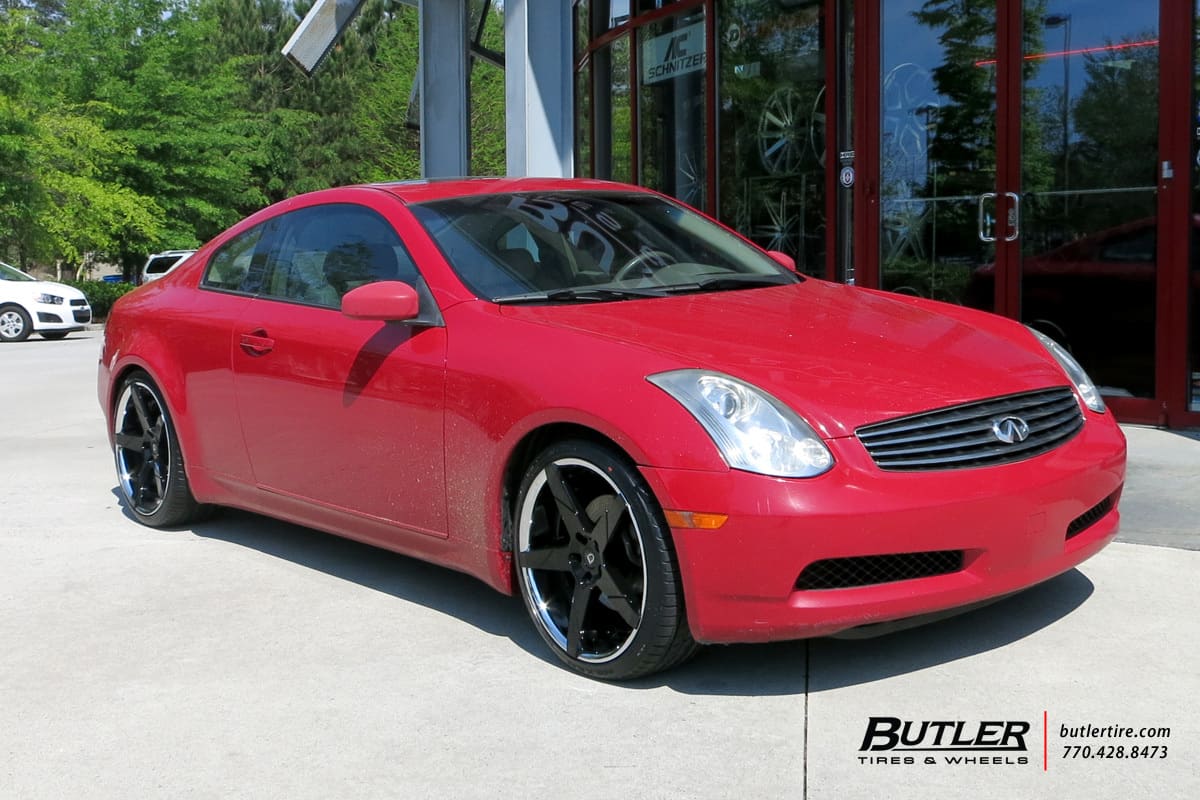 2008 Infiniti G35 with Lexani Invictus wheels