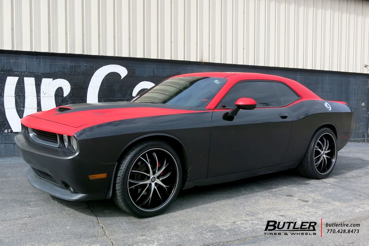 2014 Dodge Challenger with Lexani Polaris wheels