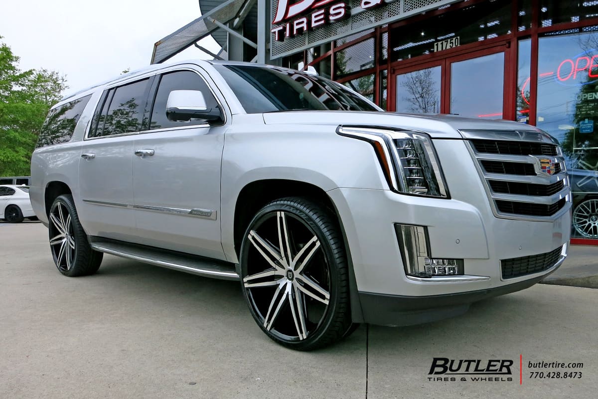 2016 Cadillac Escalade ESV with Lexani Johnson II wheels