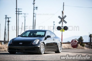 2007 Infiniti G35 with 19x9.5 Linea Corse LC888 wheels