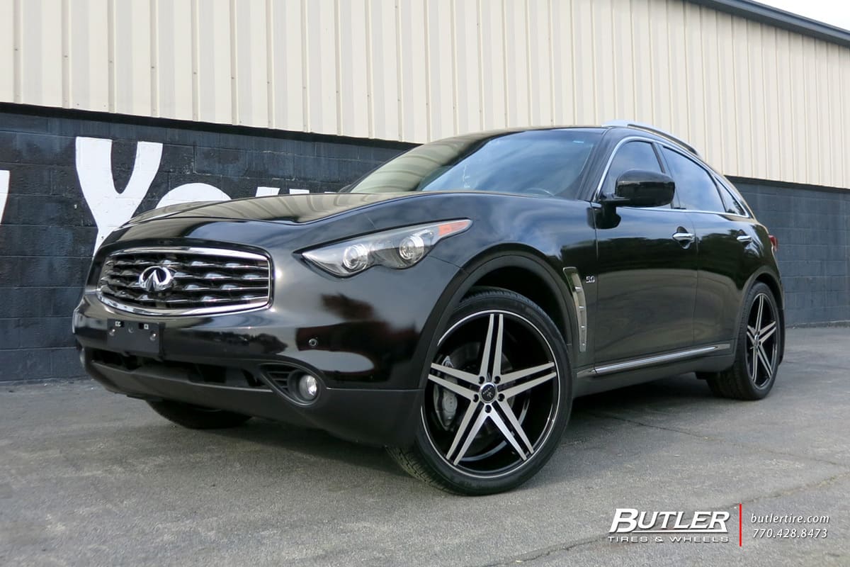 2013 Infiniti FX50 with Verde Parallax wheels