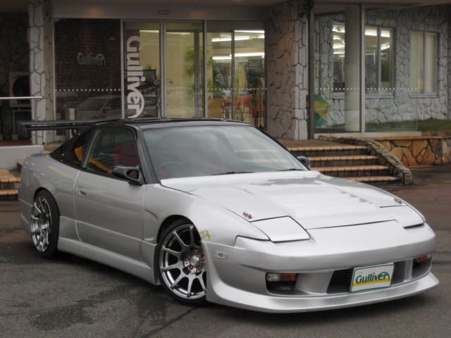 1997 Nissan S13 with 18x9 Racing Hart CP-510 wheels