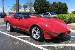 2001 Chevrolet Corvette with American Racing Torque Thrust II wheels