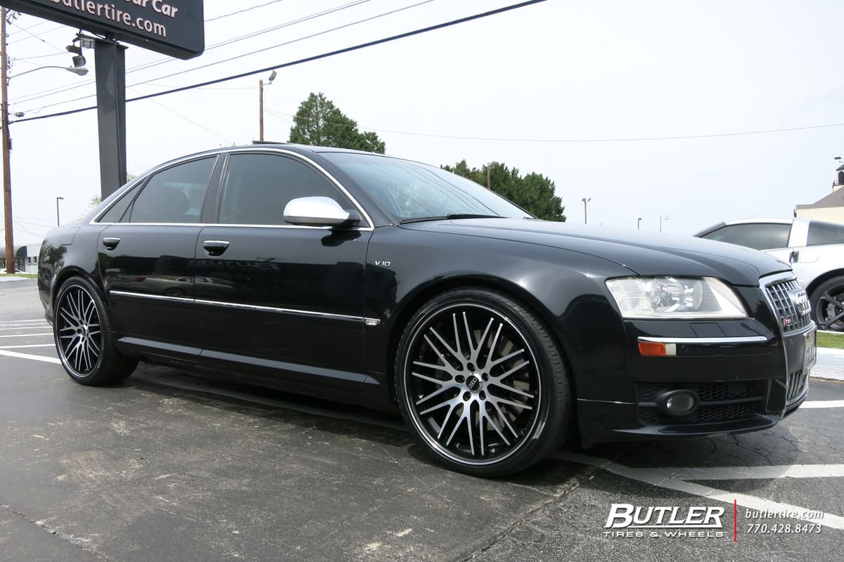 2008 Audi S8 with Lexani CVX 44 wheels