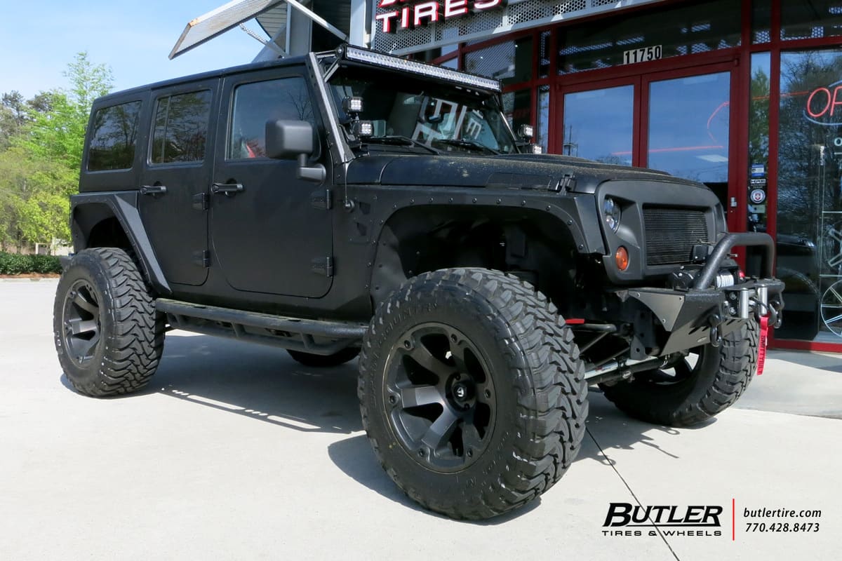 2013 Jeep Wrangler with Fuel Beast wheels