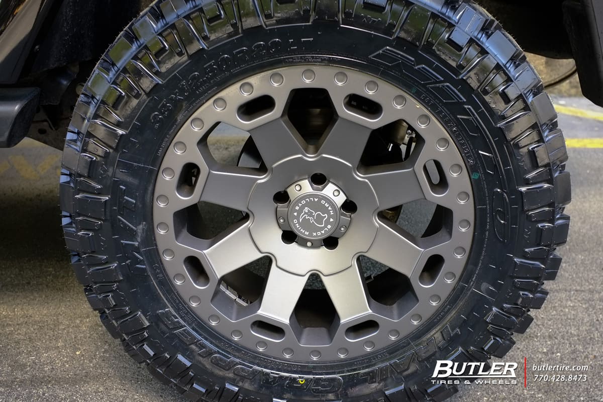 2015 Jeep Wrangler with Black Rhino Warlord wheels