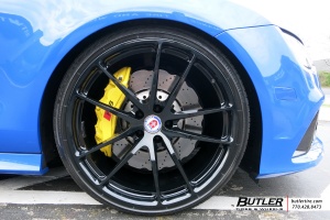 2015 Audi RS 7 with HRE P104 wheels