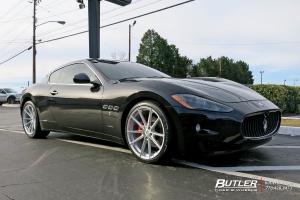 2013 Maserati GranTurismo with TSW Bathurst wheels