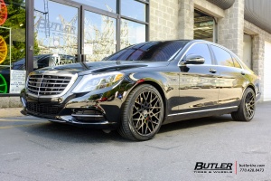 2015 Mercedes-Benz S-Class with TSW Vale wheels