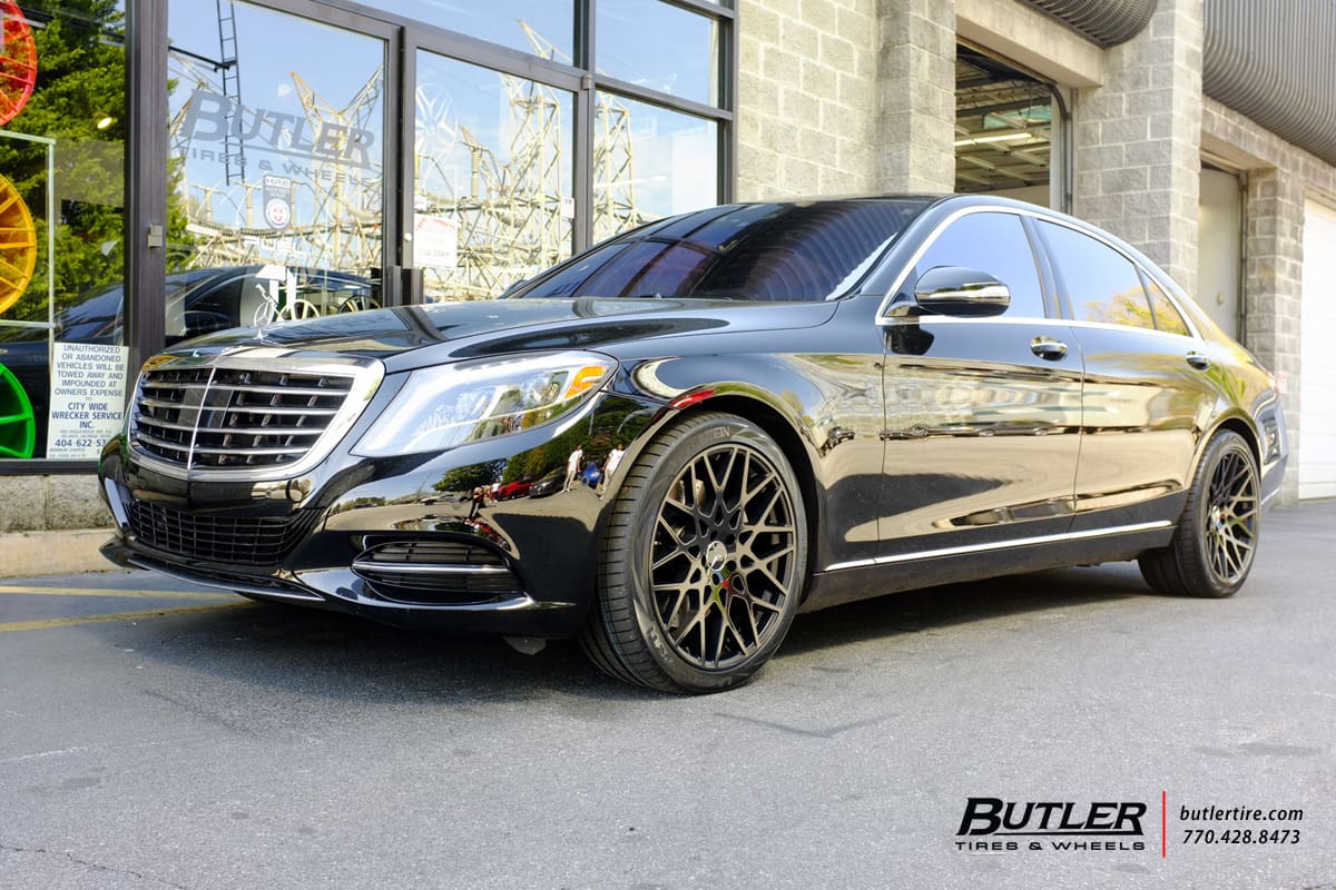 2015 Mercedes-Benz S-Class with TSW Vale wheels