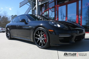 2015 Porsche Panamera with Lexani R-twelve wheels