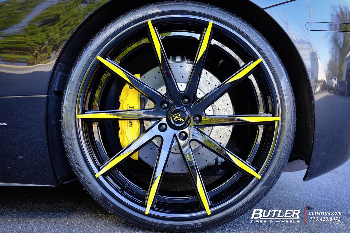 2015 Ferrari 458 Italia with Lexani LZ-101 wheels