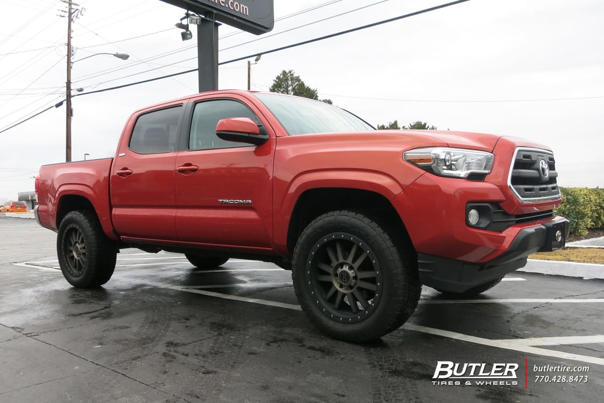 2015 Toyota Tacoma with Black Rhino Tanay wheels