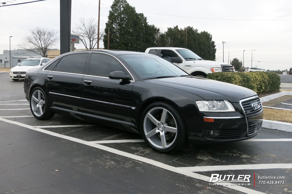 2007 Audi A8 with Niche Milan wheels