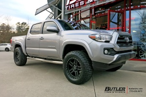 2015 Toyota Tacoma with Black Rhino Mojave wheels