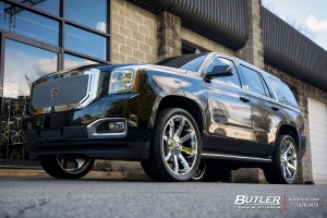 2014 GMC Yukon with KMC Slide wheels