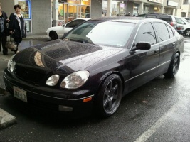 1999 Lexus GS 400 with 19x9.5 Volk Racing TE-37 wheels