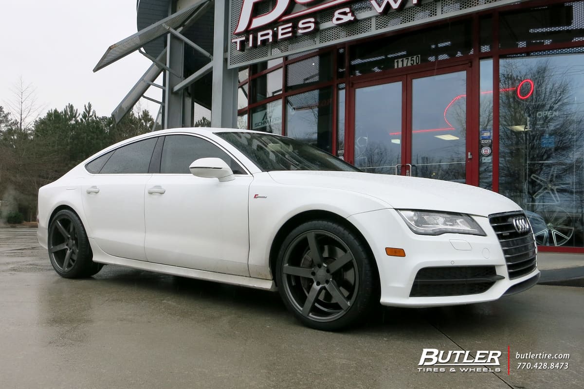 2014 Audi A7 with Vossen CV3-R wheels