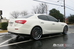 2015 Maserati Ghibli with Savini SV34 wheels