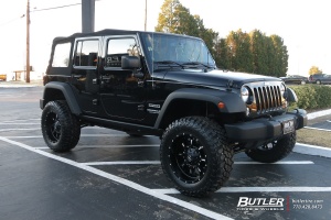2015 Jeep Wrangler Unlimited with Fuel Krank wheels