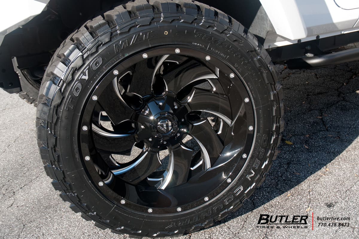 2014 Jeep Wrangler with Fuel Cleaver wheels