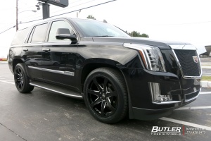 2015 Cadillac Escalade ESV with Black Rhino Mozambique wheels