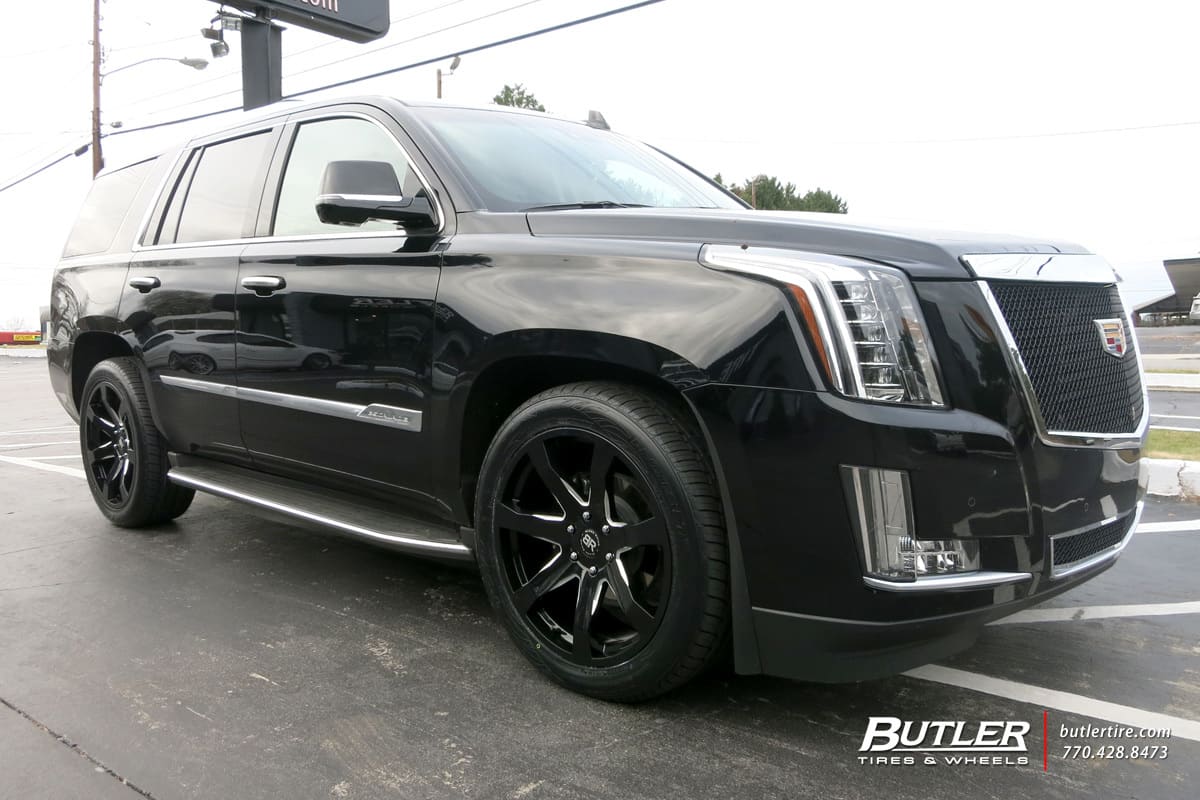 2015 Cadillac Escalade ESV with Black Rhino Mozambique wheels