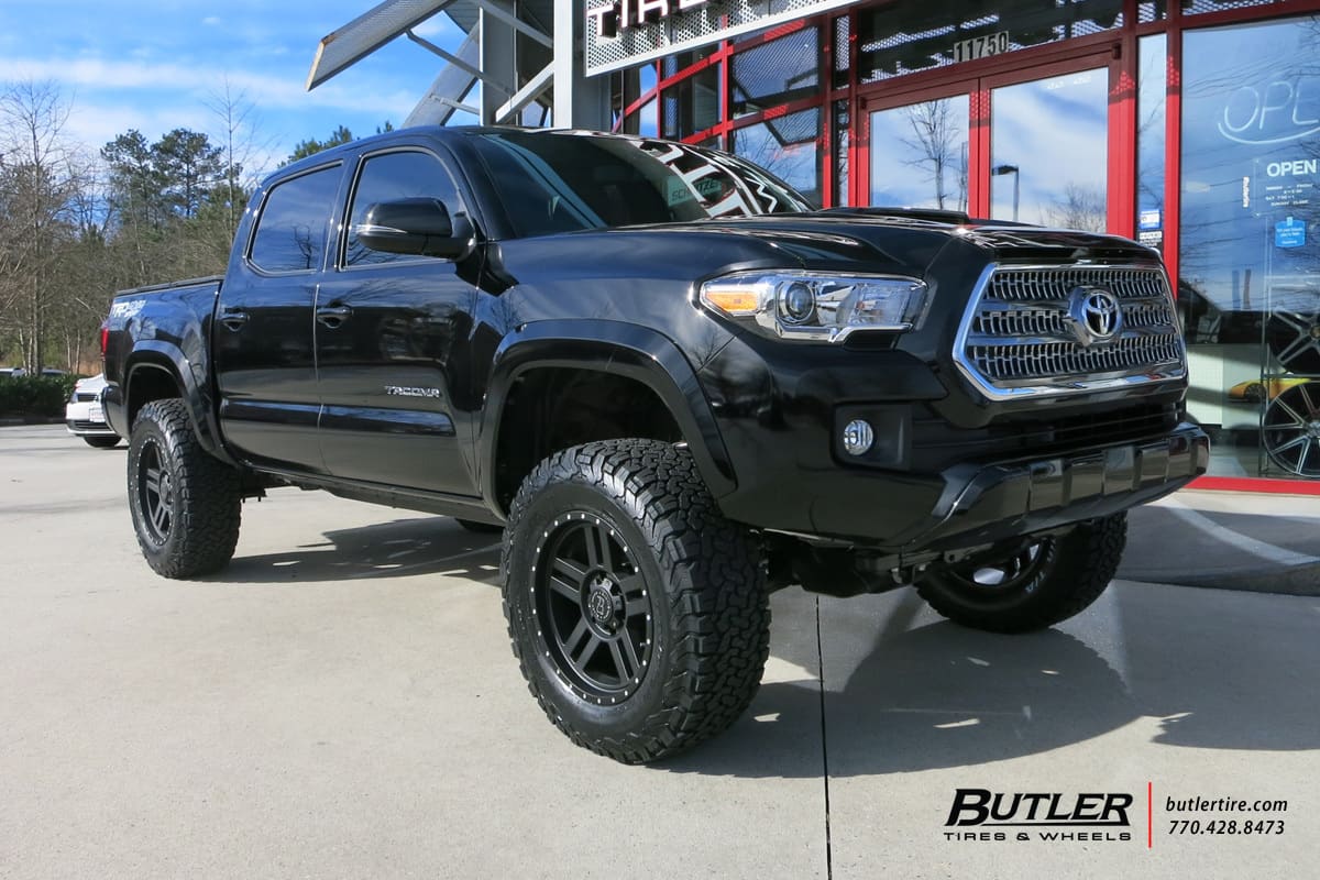2015 Toyota Tacoma with Black Rhino Mojave wheels