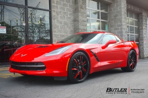 2016 Chevrolet Corvette with Lexani LF736 wheels