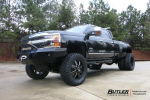 2014 Chevrolet Silverado 3500HD with Fuel Maverick wheels