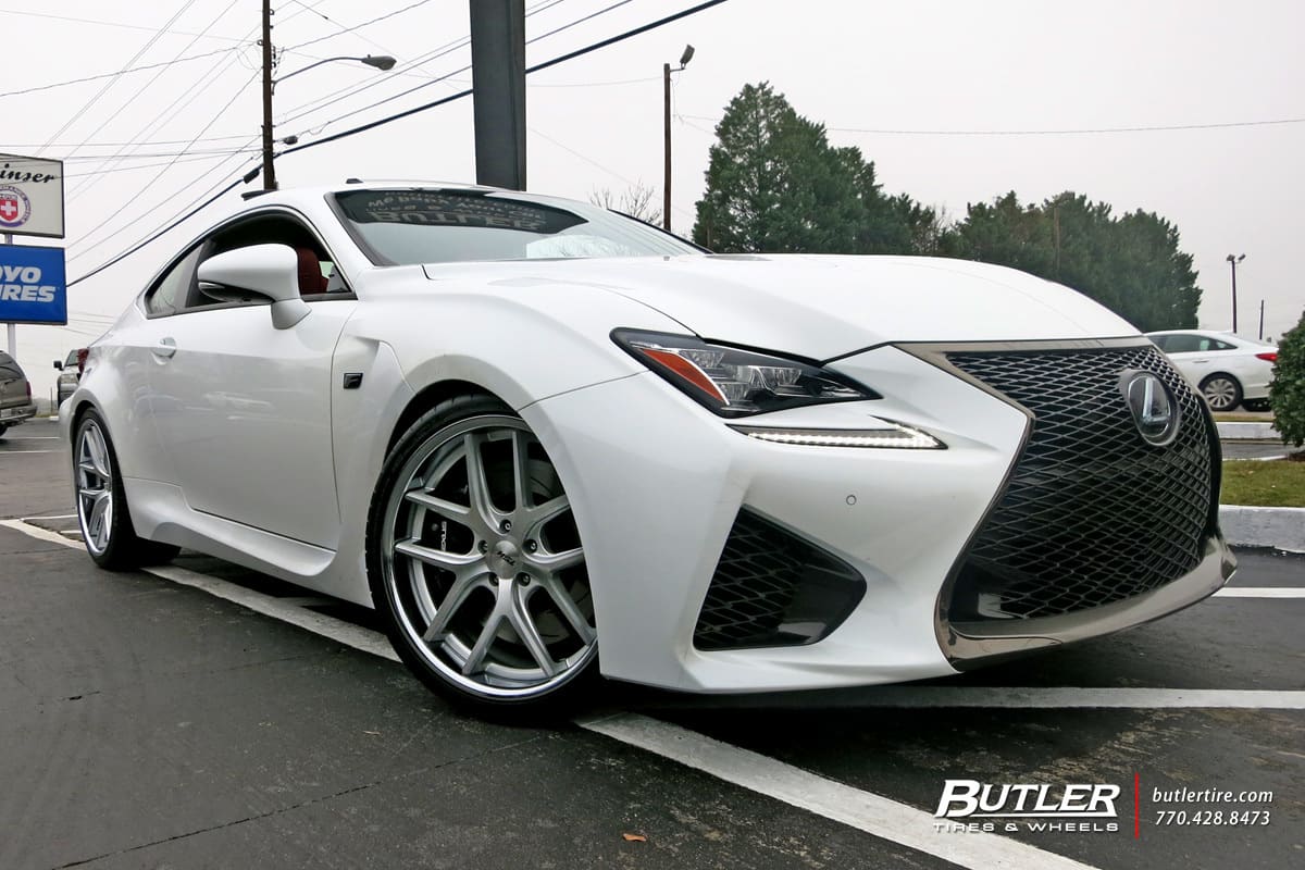2015 Lexus RC F with TSW Portier wheels