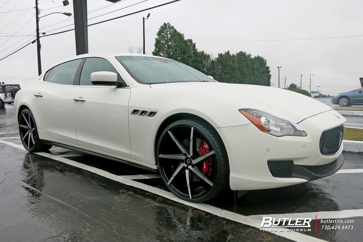 2015 Maserati Quattroporte with Lexani CSS7 wheels
