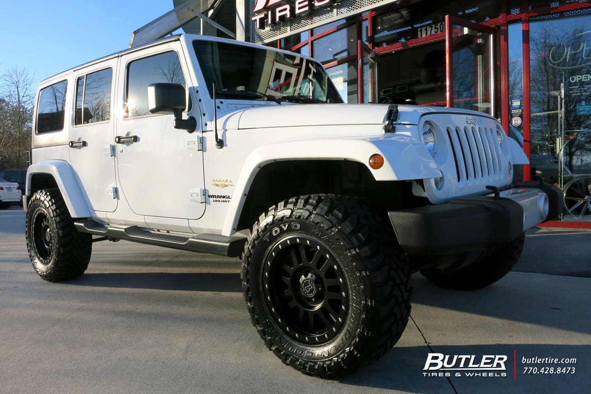 2013 Jeep Wrangler with Black Rhino Tanay wheels